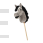 QHP Hobby horse Grey