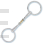 Stübben Loose Ring Snaffle Double Broken 2in1