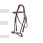 TRUST Bridle Barcelona Brown-Silver