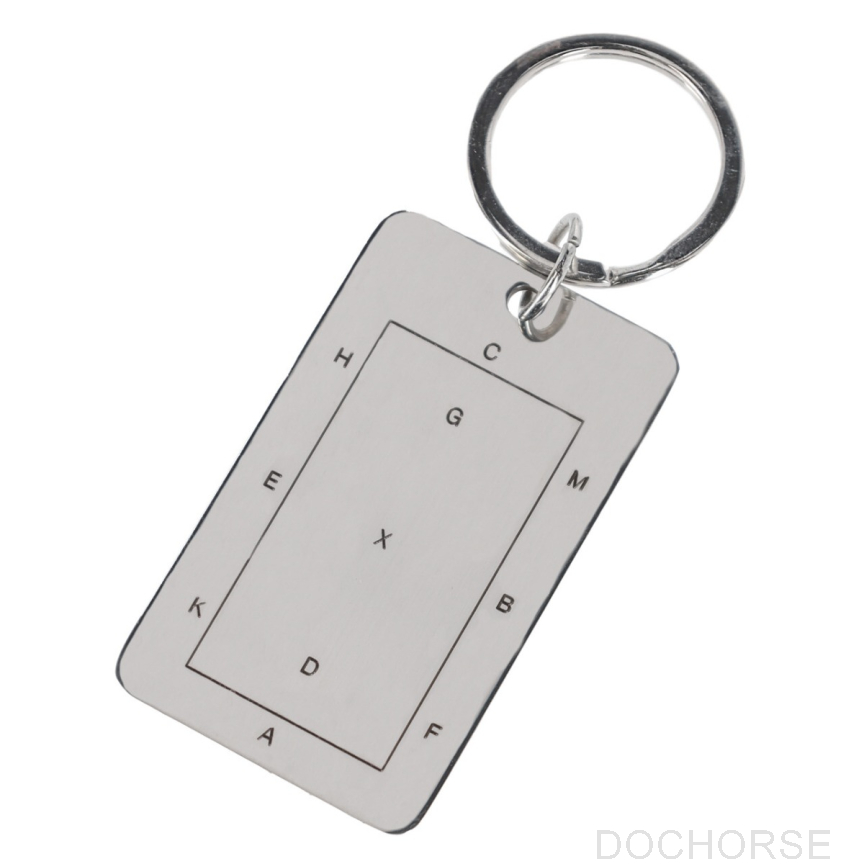 QHP Key Chain Dressage Arena