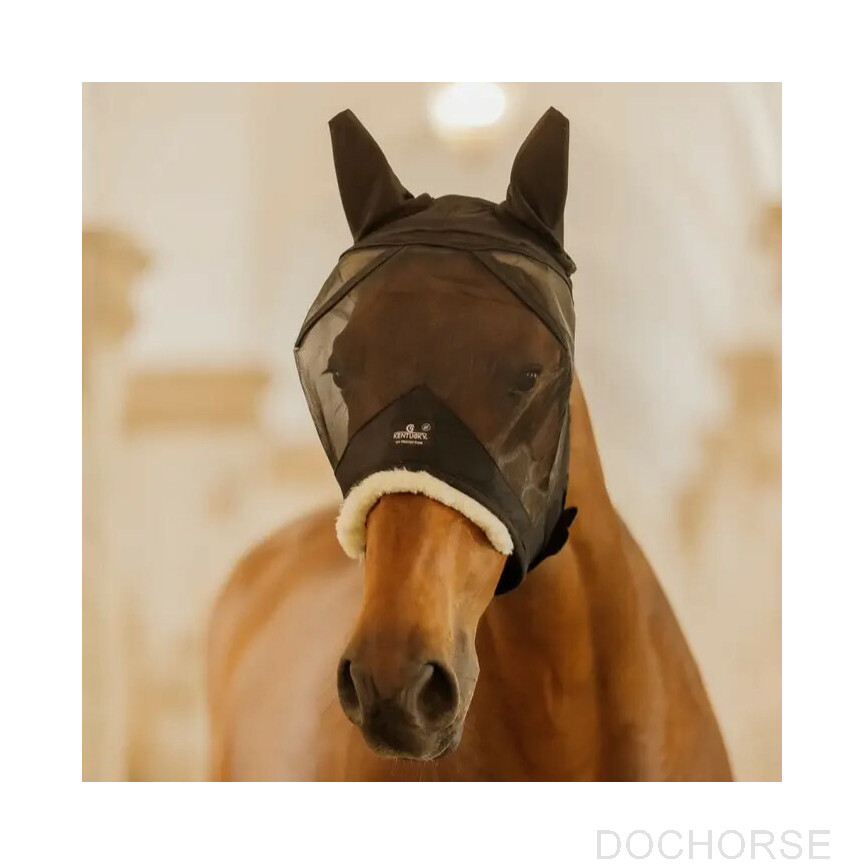 Kentucky Vliegenmasker Skin Friendly met Oren Black 