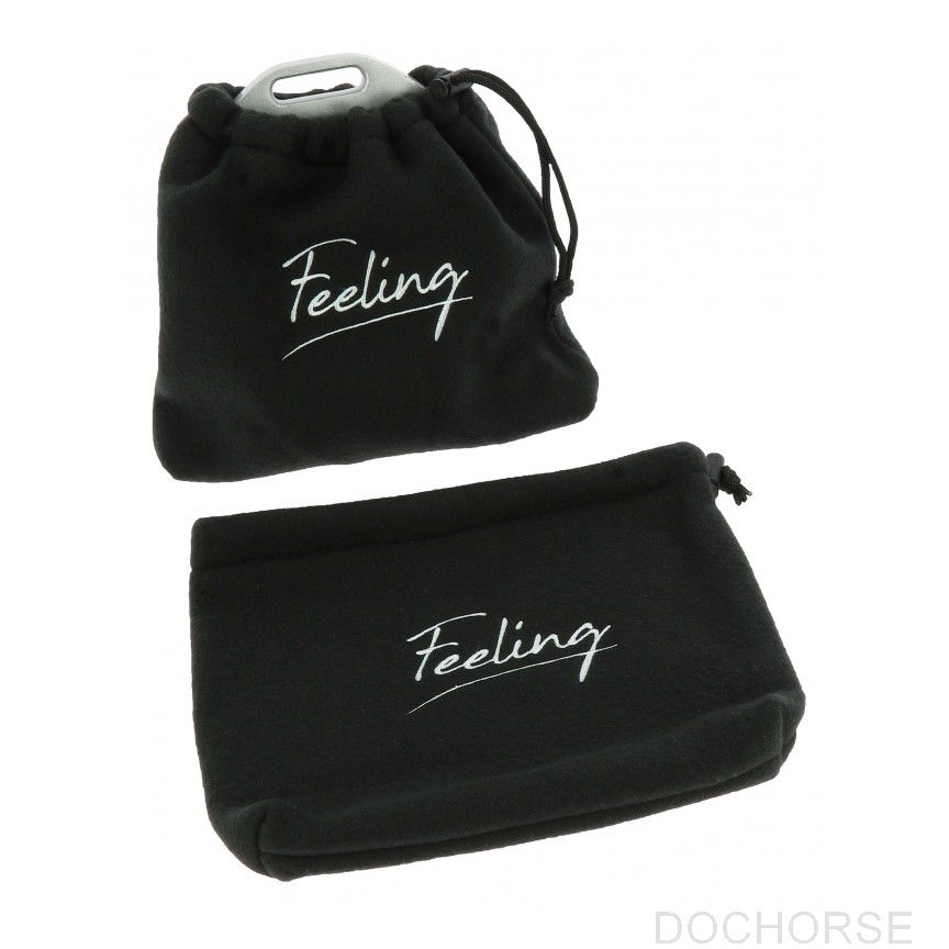 Feeling Stirrups Covers Fleece Black