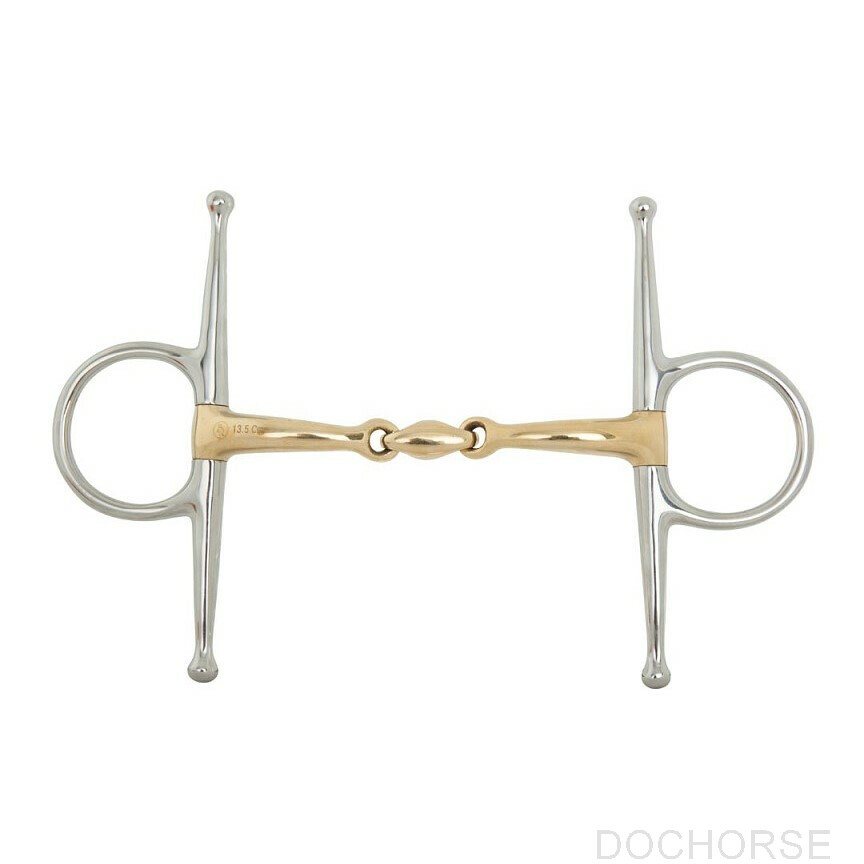 BR dubbel gebroken kneveltrens Soft Contact 14MM