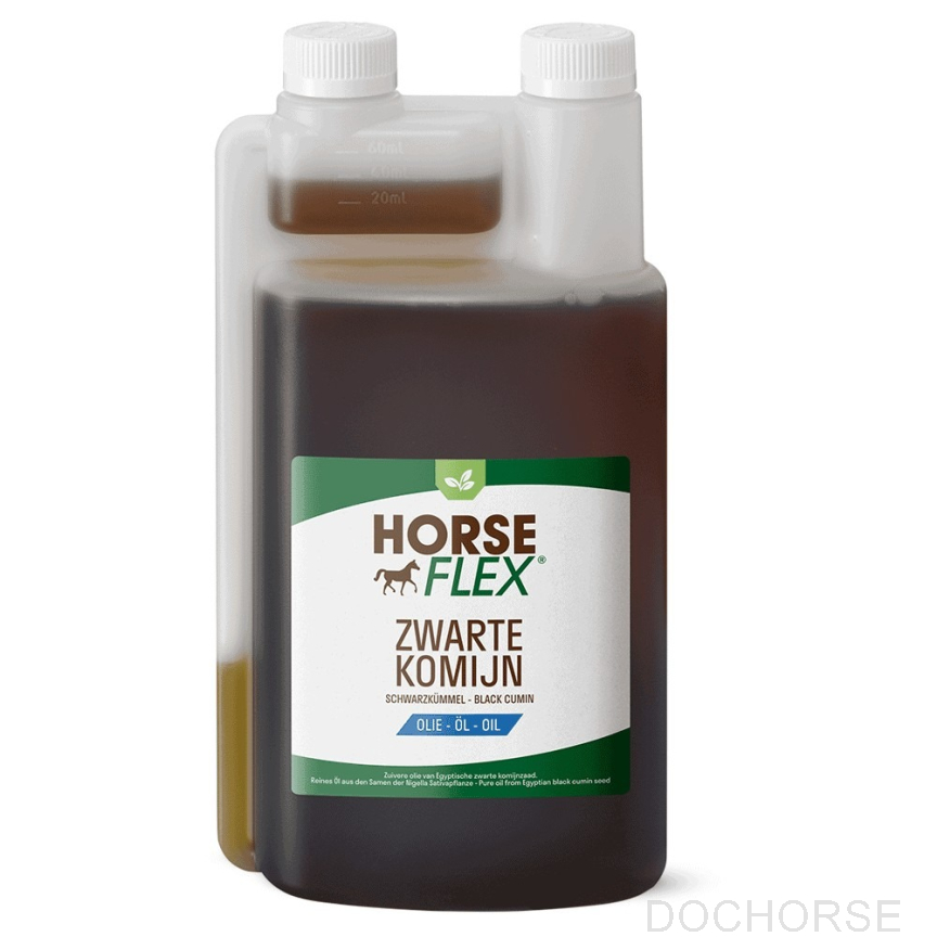 HorseFlex Zwarte Komijn Olie
