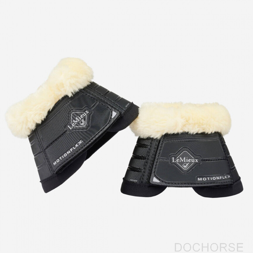LeMieux Motionflex Springschoenen met Fleece Rand Black