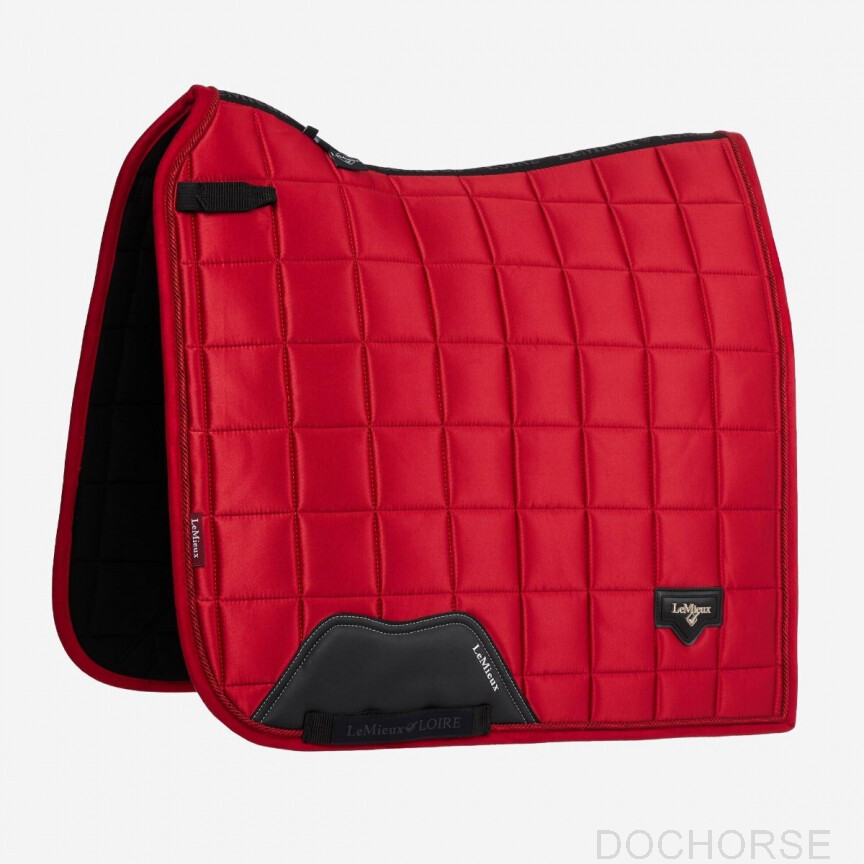LeMieux Zadeldekje Dressuur Loire Square Chilli Red
