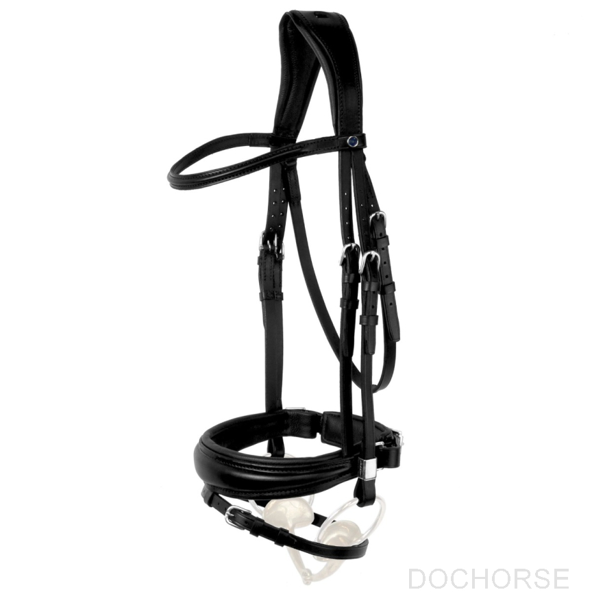 Stübben Snaffle Bridle Switch with Slide&Lock Black