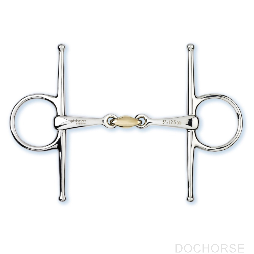 Stübben Full Cheek Snaffle Double Broken