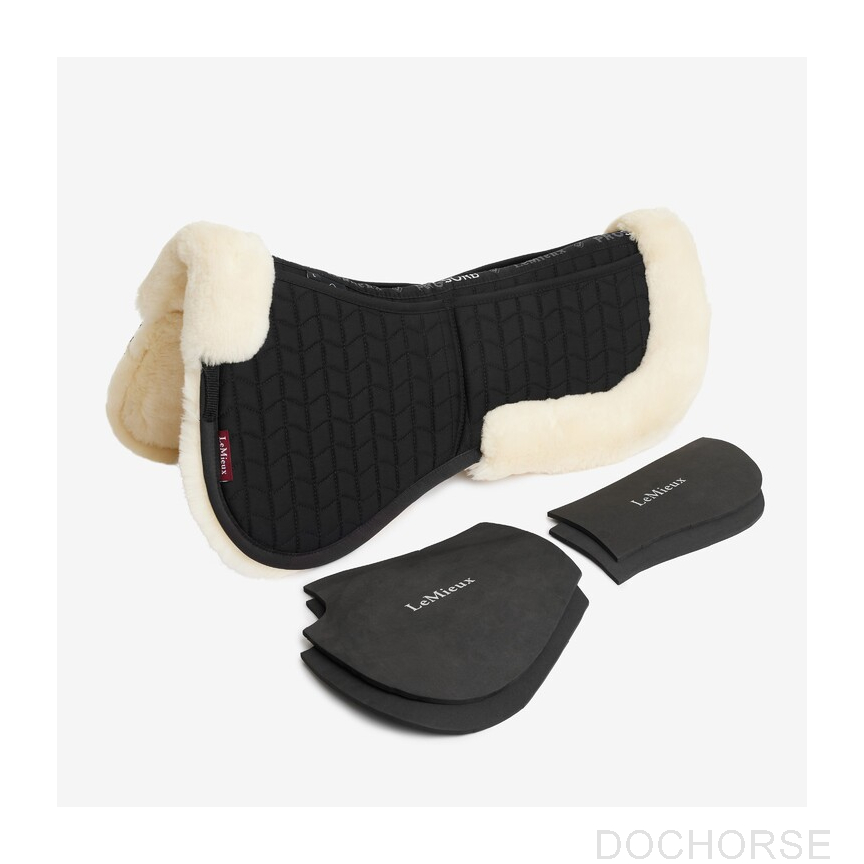 LeMieux Zadelonderlegger Merino+ ProSorb 2 Pocket Natural