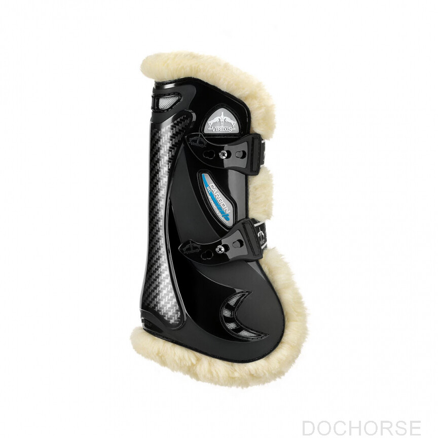 Veredus Peesbeschermers Carbon Gel Save The Sheep zwart