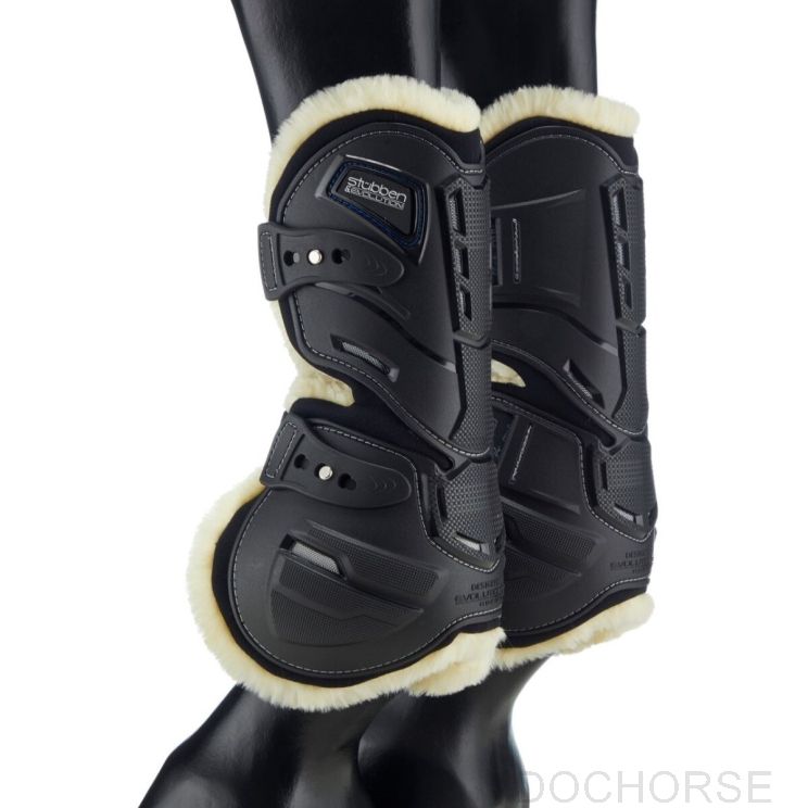 Stübben Peesbeschermers Hybrid Fleece Zwart