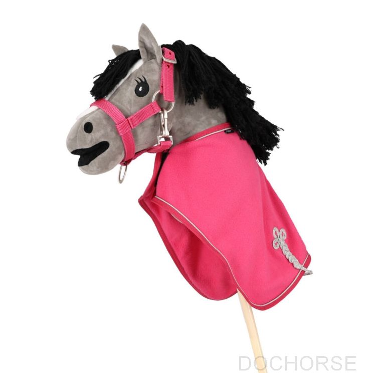 QHP Fleece Rug Hobby Horse Pink