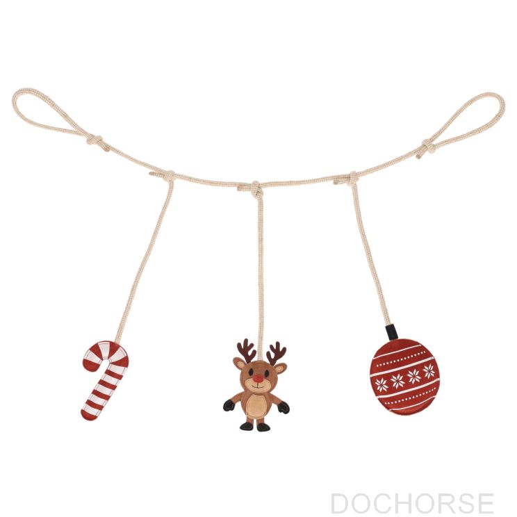 QHP Paardenspeelgoed boxhanger gift box Rudolph