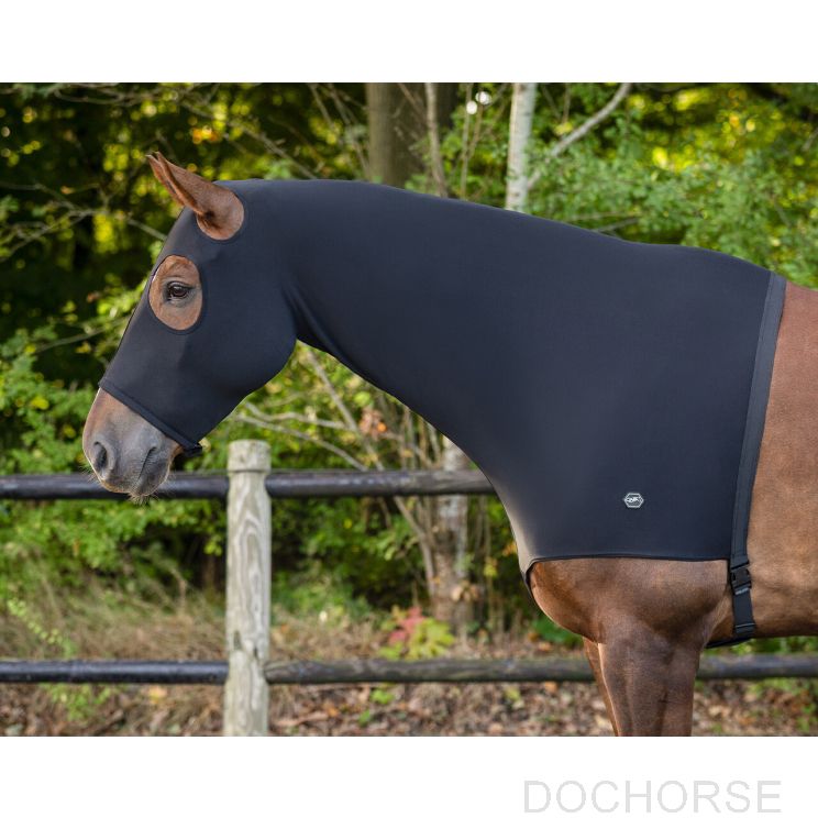 QHP Elastische halsbeschermer met rits