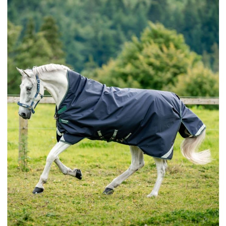 Rambo 1680D Wug Turnout 0g Navy/Hunter Green