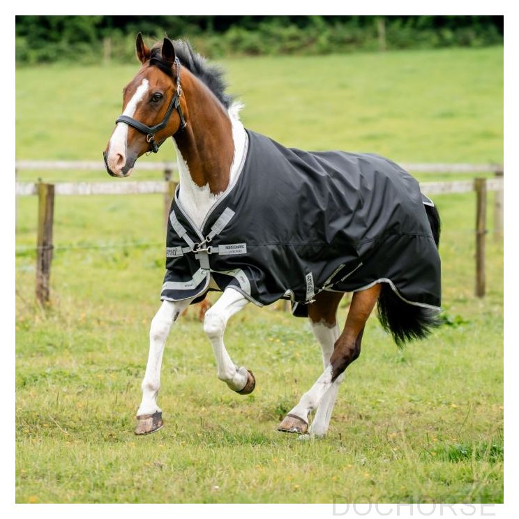 Amigo bravo XL Turnout Lite Black/Titanium Grey & Silver