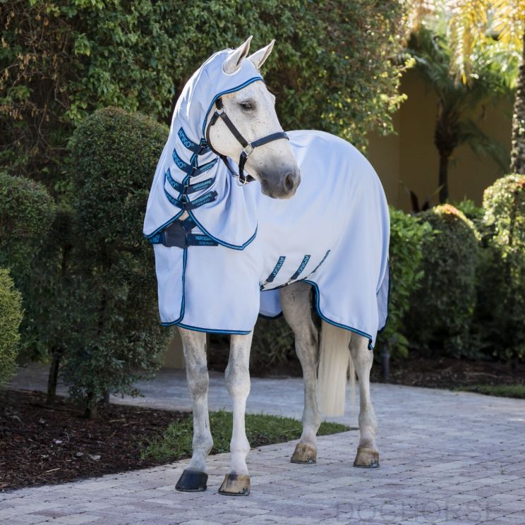 Amigo Hoody Ripstop Hals Azure