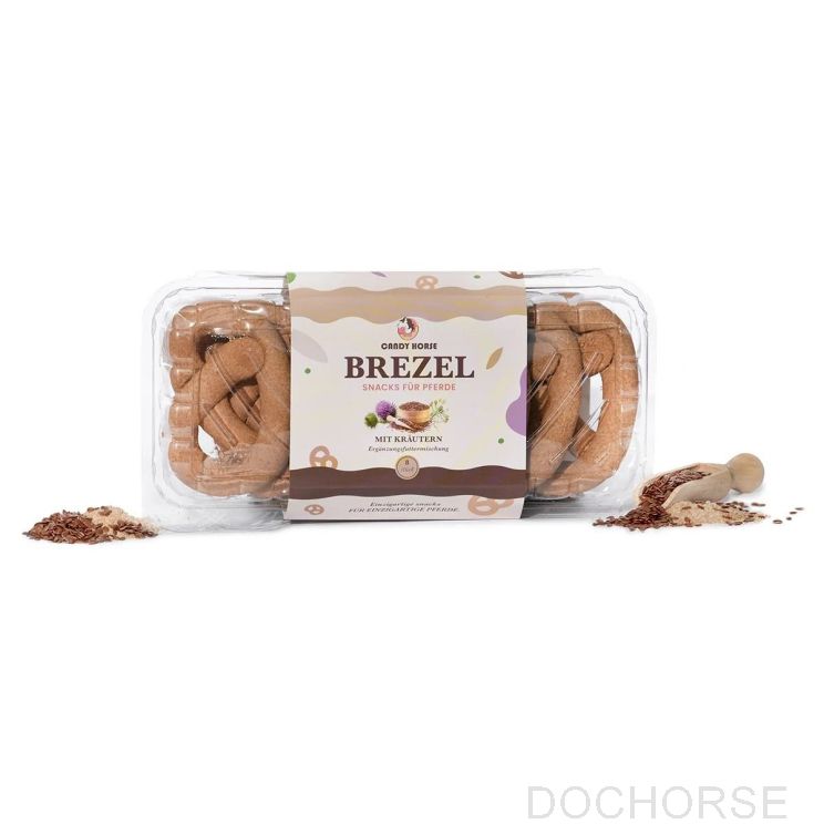 Candy Horse Pretzels with herbs