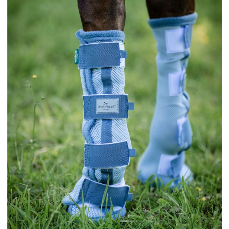 Horseware Fly Boots Set Heather Blue 