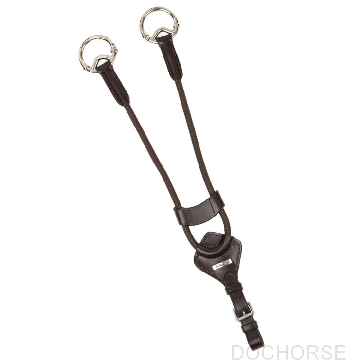 LeMieux Elastische Martingaal Bruin/Zilver