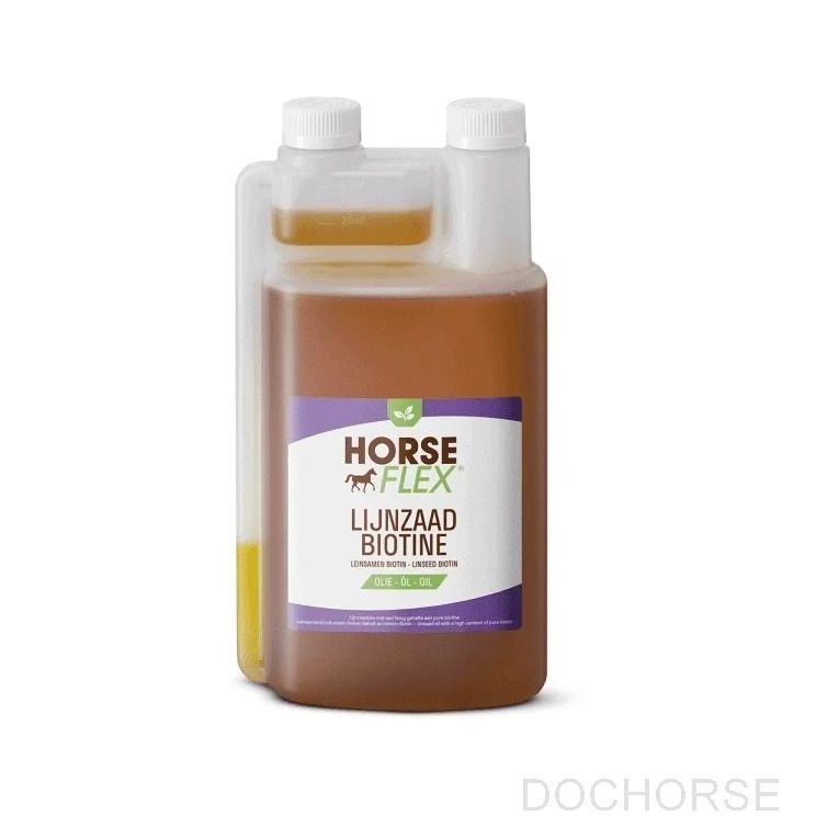 HorseFlex Lijnzaad Biotine Olie