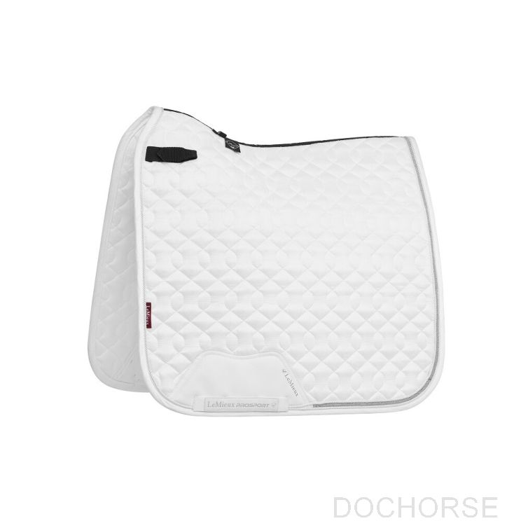  LeMieux Zadeldekje Dressuur Chrystal Wit