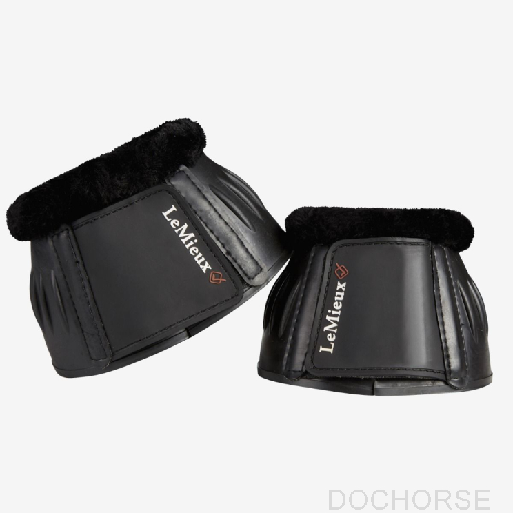 LeMieux Springschoenen Rubber met Fleece Zwart