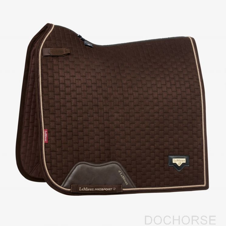 LeMieux Puissance Zadeldekje Dressuur Suède Bruin