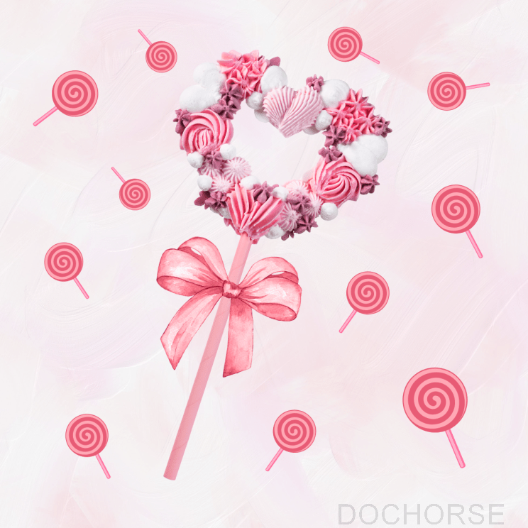 Candy Horse Valentine Lolly