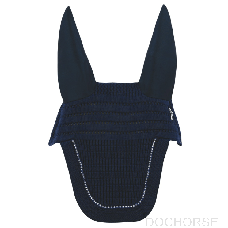 Penelope Fly veil Crystal Navy