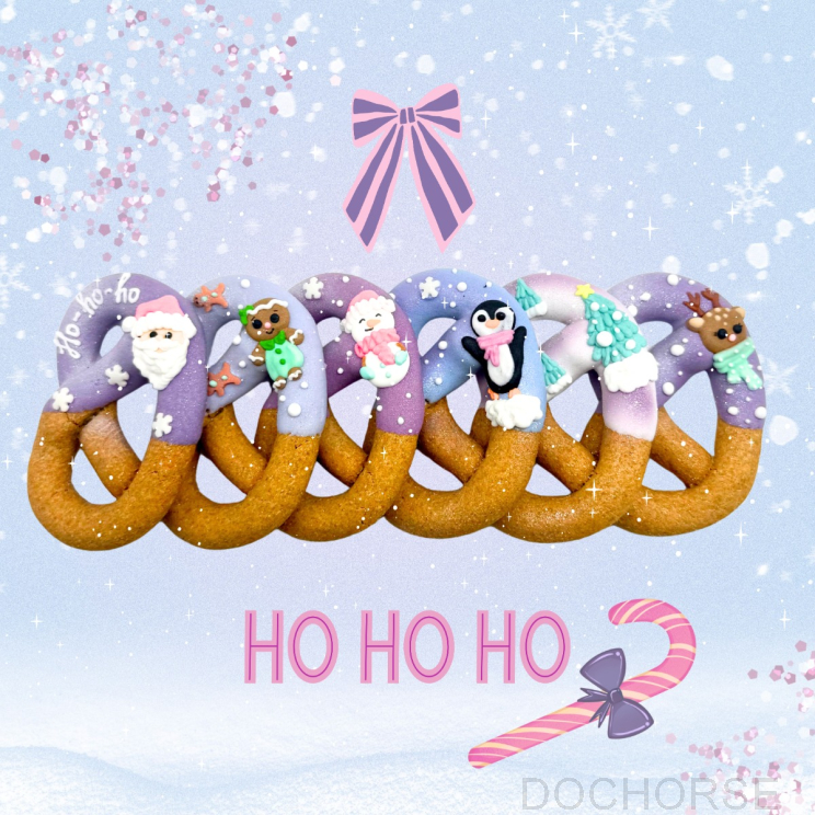 Maak kennis met de gezelligste koekjes van de stal: Candy Horse Kerst Pretzels met Icing!