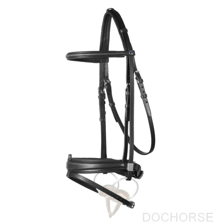 Stübben Snaffle Bridle Leitrim With Slide&Lock Dressage Black