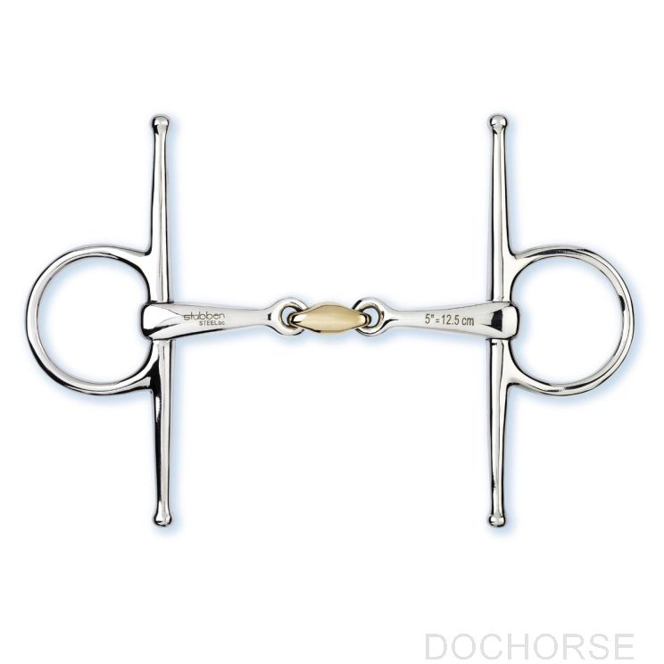 Stübben Full Cheek Snaffle Double Broken
