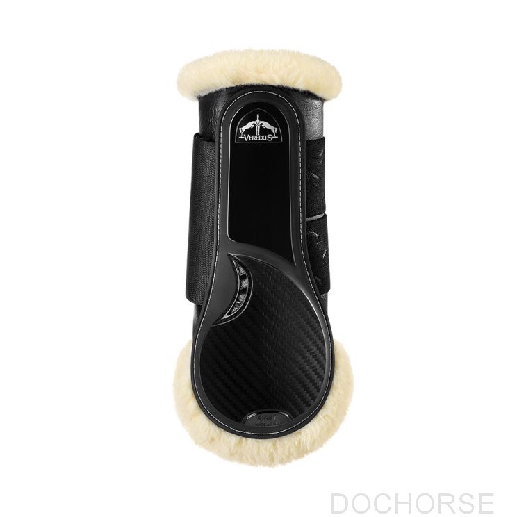 Veredus beenbeschermers met bont