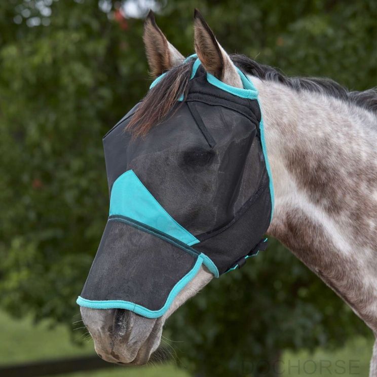 Weatherbeeta Fly Mask Comfitec Fine Deluxe + Nose