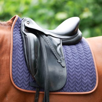 Tapis de selle Dressage Dominick Fishbone Noir