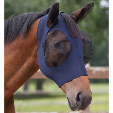 QHP Fly Mask Super bug Grey