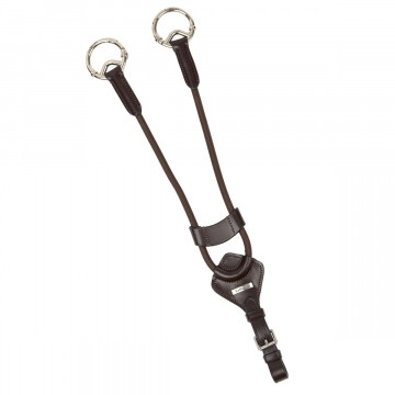 LeMieux Elastische Martingaal Bruin/Zilver