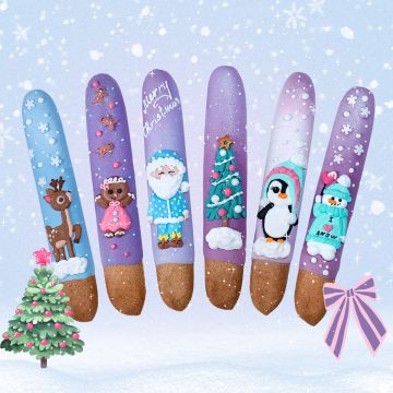 Candy Horse Christmas Sticks with Icing