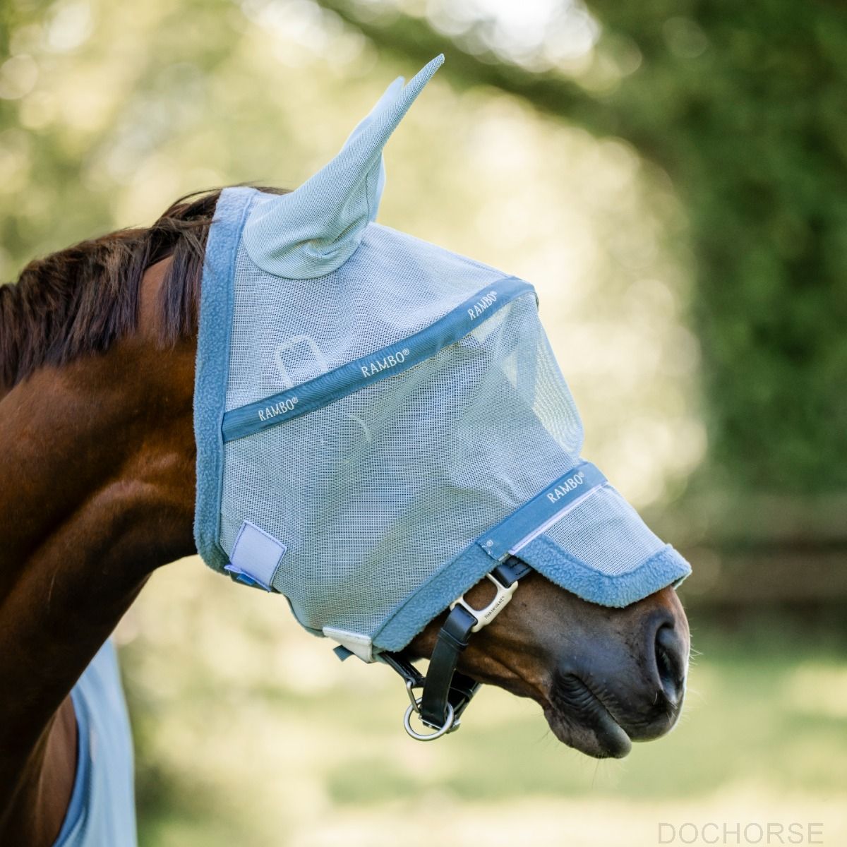 Mesh Vliegenmasker voor Paarden, Ademend Muggenmasker, Gehoorbescherming voor Schuur (Paars Mesh Vliegenmasker voor Paarden, Ademend Muggenmasker, Gehoorbescherming voor Schuur (Paars